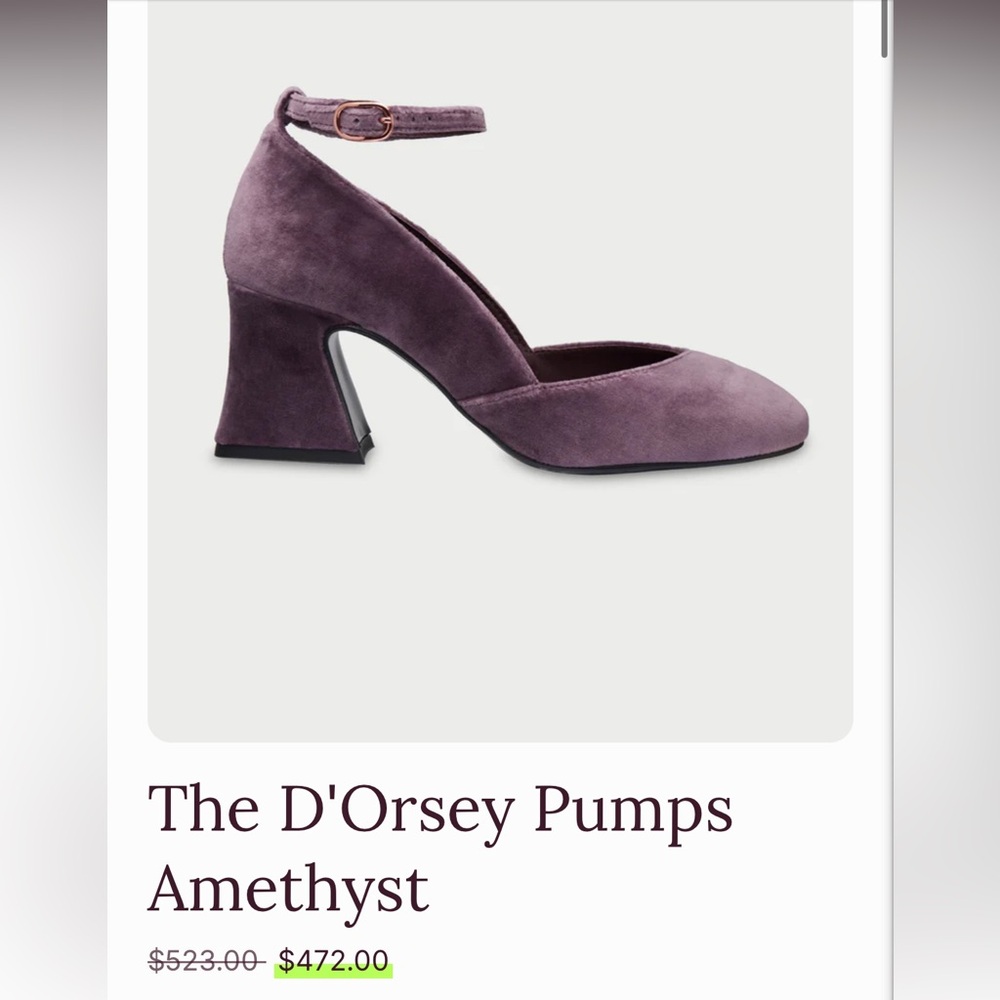 Flabelus D'Orsey velvet Mary jane heels